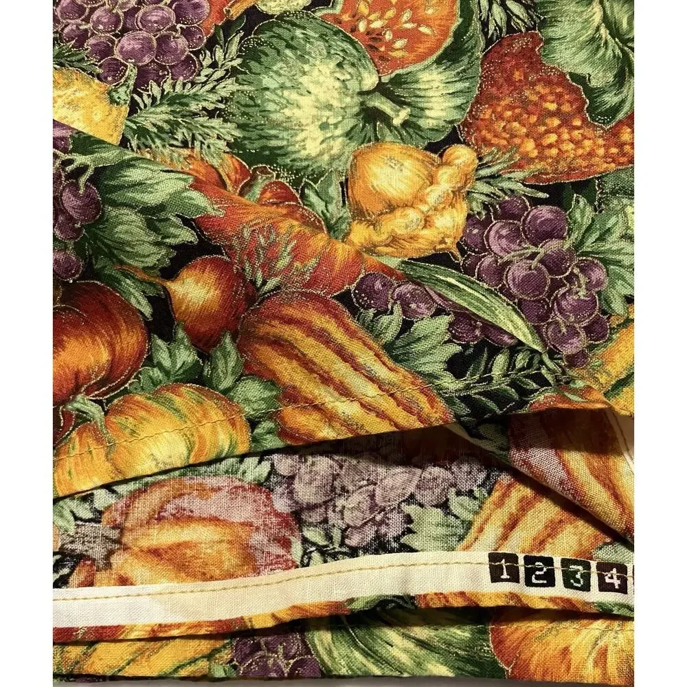 Cranston Print Works Fabric 100% Cotton Small Tablecloth for Thanksgiving Fall